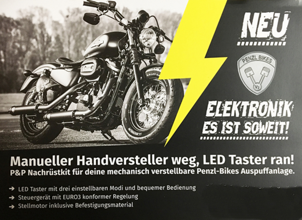 PENZL - LED-Taster / Elo-Umrüstkit / Handversteller weg - LED-Taster ran! / legal nutzbar!