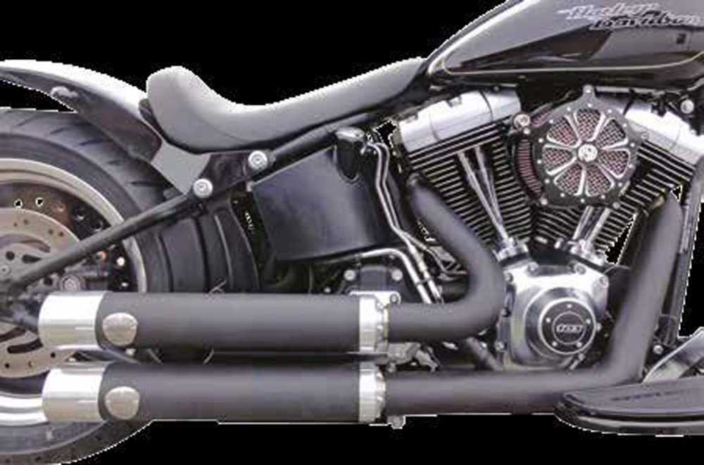 PENZL V2-Speed Auspuffset elektr. verstellb. / Euro 4 / cera. black / IndianCruiser / ab 17 /ABE