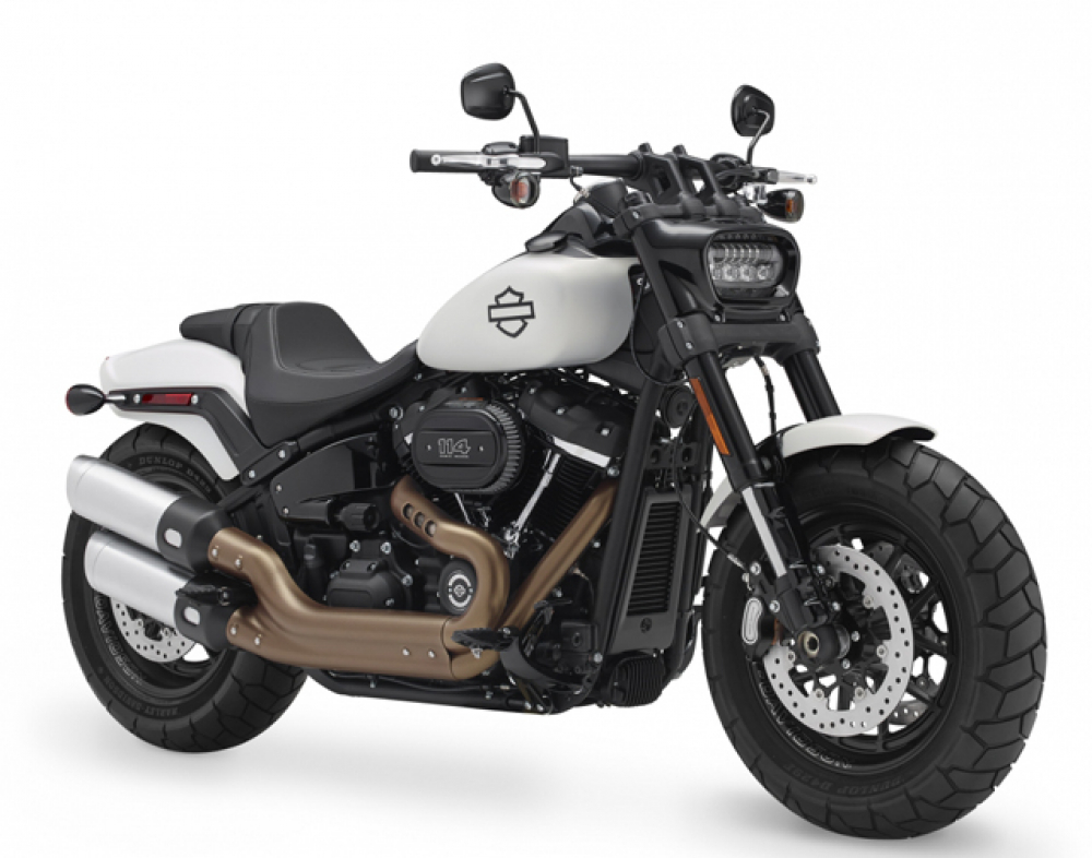 MILLER - Independence - silber - SlipOn - Euro 4 / Harley FAT BOB / 107/114 CUI / ABE