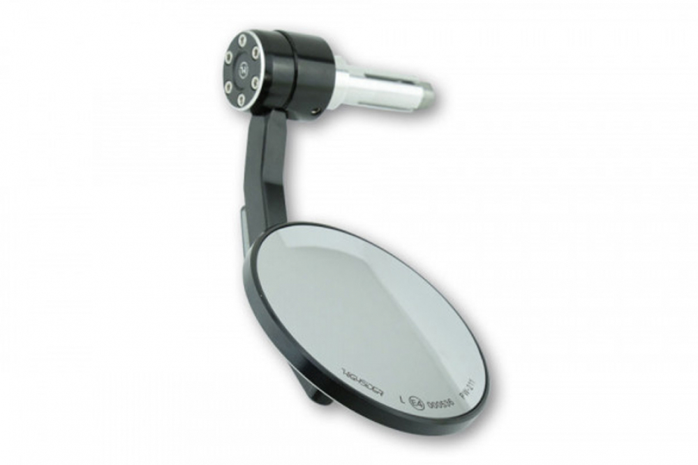 HS Lenkerendenspiegel - CONERO - mit LED-Blinker / universal / schwarz 1 Stck