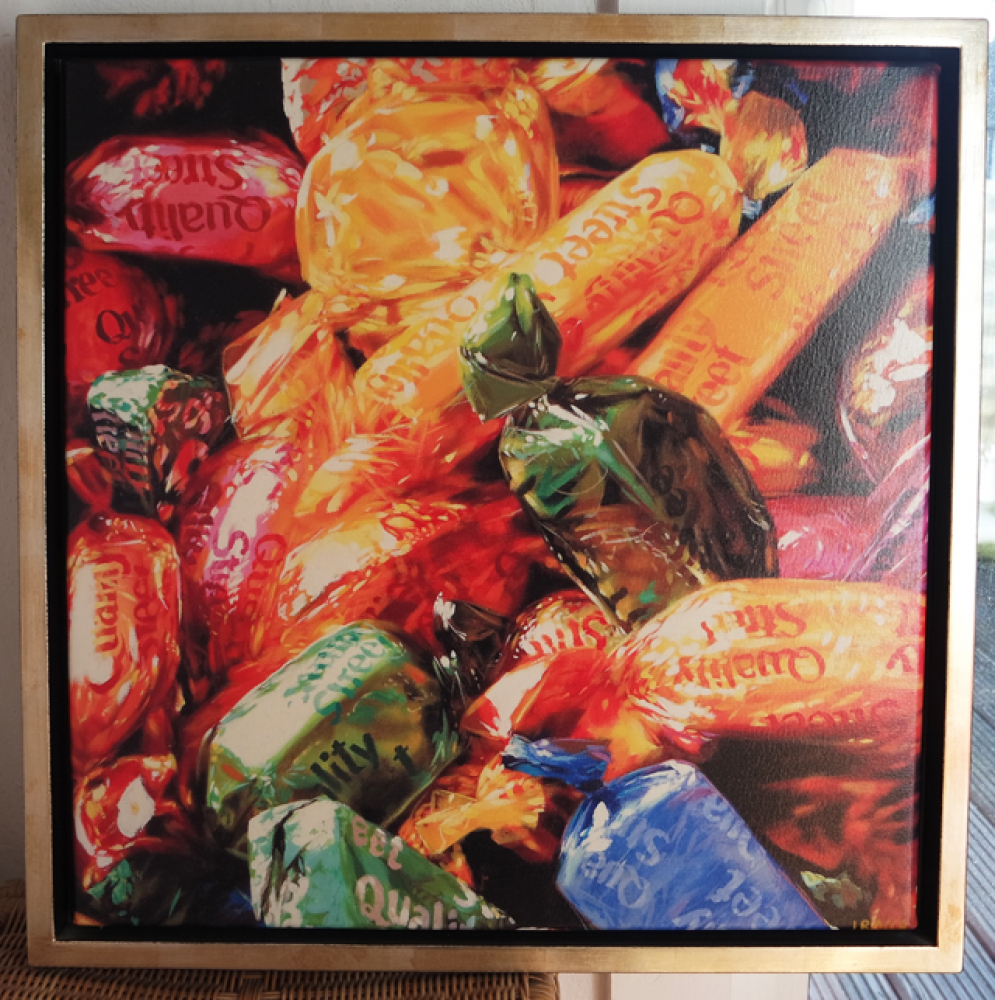 L.ROCCA - Quality Street - Giclee / inkl. Rahmung / limitiert / signiert / Nr. 9 von 10 / 60 x 60 cm