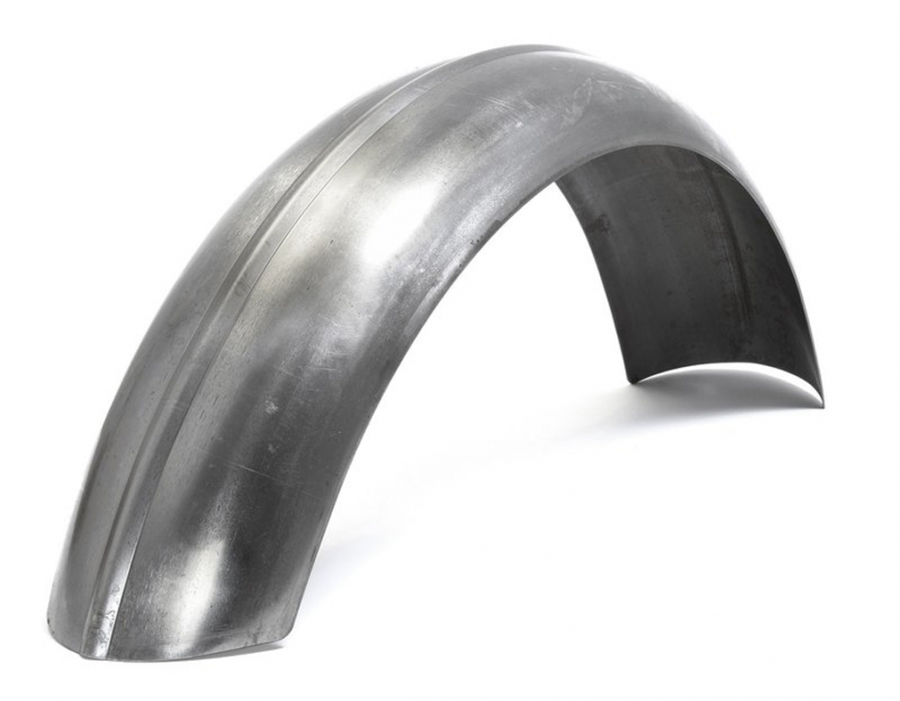 BR Stahlblech Heckfender / Bobber Round  - mit Sicke / 150 mm b / für Eigenumbau