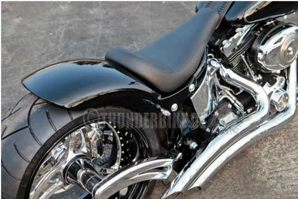 TB HECKFENDER Steel / Softail / keine Breakout & Rocker / 200 mm / 18" Rad / 08-17 / ohne Rücklicht / Tüv