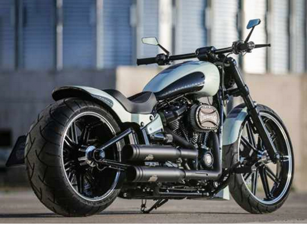 TB HECKFENDER Steel / Softail ab '18 (außer Breakout, Fat Boy & FXDR) 200mm / 18" / Tüv