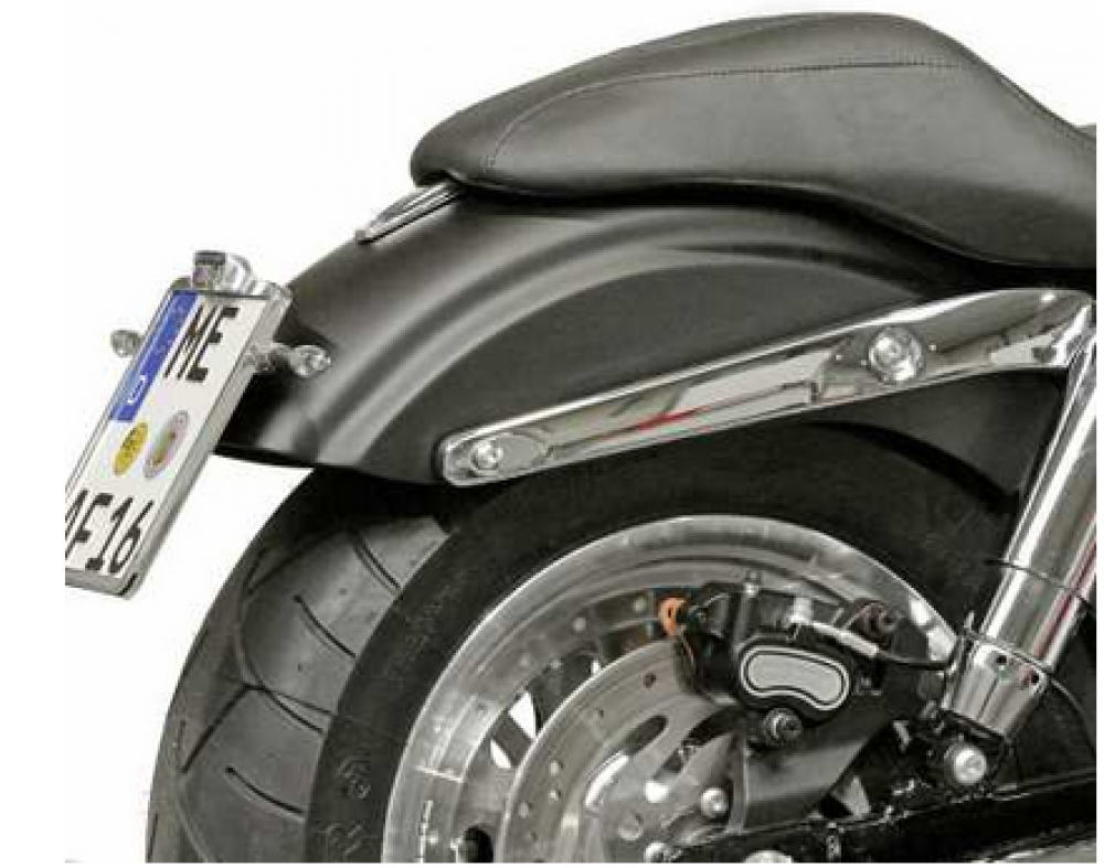 TB HECKFENDER - 200 / HD Dyna Fat Bob 08 - 17 + Wide Glide 10 - 17   / GFK / Tüv