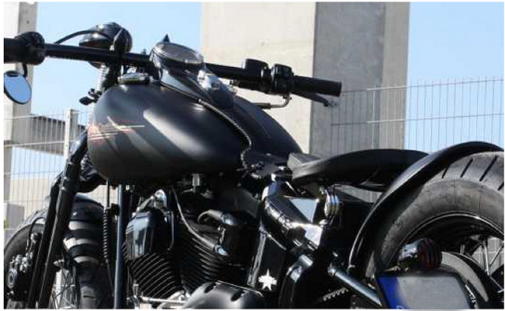 Schwingsattel - Montage - Kit Fellow L / Harley Softail / ausser Rocker & Breakout / 00 - 17