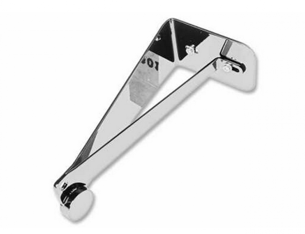 seitl. TB - Kennzeichenh. Kompl.-Set / lang / silber beschichtet / HD V-Rod / ausser Muscle & Street Rod / TÜV