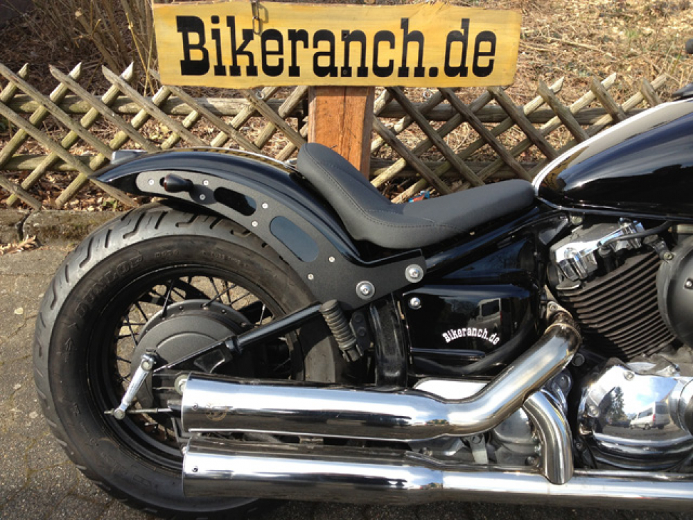 BR-FAHRERSITZ / flach / BR-Design / Yamaha XVS 650  / für Custom + TB-RAI-Heckfender