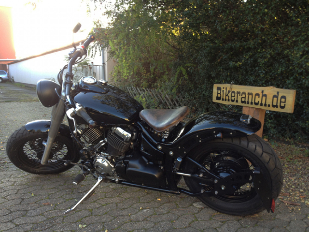 BR AUFTRAGSARBEIT : Heck-Fender-Struts / Schutzblechhalter - schwarz pulvern