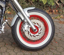 BR Frontfender univers. + Suzuki VL / C 800 + Yamaha XVS 650 / 1100 Classic  "GFK" Roadkiller "fat shorty" kurz