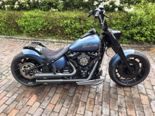 BR - Custom - Gepäckträger - BIG BIKE / HD Softail / Custom - Bikes / Fat Boy + Breakout / Steel schwarz / ab 2018 / 240er / 260er / 300er