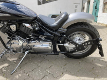 Nur bei uns: BR - Heckfender Stahlblech / inkl. Fenderstruts Stahlblech roh / Yamaha XVS 1100 / Tüv