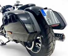 DE - KZH - Kennzeichenträger - Roadkill Inside - 3 in 1 / Billet Aluminium / schwarz / 18 x 20 cm