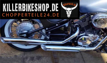 Aussteller - Sale: Falcon "Cromo Line" / Kawasaki VN 800 + Classic / Komplettanlage / EG-BE