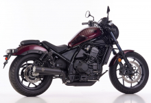 NEU: Falcon Double Groove - SlipOn 2-1 / schwarz-matt / Honda CMX 1100 Rebel / 2024 - 2025 / Euro 5 / EG-BE