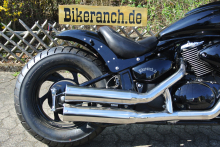 Super SALE: Falcon Double Groove / Suzuki M 800 Intruder / Komplettanlg. / mit KAT / poliert / EG-BE