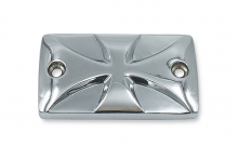 HH BREMSDECKEL Mastercover "IRON CROSS - chrom / SUZUKI VS 600 - VS 1400 - VL 800 (bis 2006)