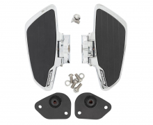 HH Fahrer - Trittbretter / Smooth Chrom  / Honda VT 750 ACE C2 / RC 44 / 1 Paar / ABE