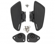 HH Fahrer-Trittbretter / Smooth - schwarz / Honda VT 750 ACE C2 / RC44 / 1 Paar / ABE