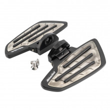 HH Fahrer - Trittbretter - New Tech Glide Metall / schwarz / Kawasaki VN 800 Vulcan + Classic  / 1 Paar / ABE