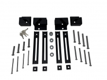 Universal - Montage - Satz - Satteltaschen / mit Schnellverschluß / beidseitig / mit Schloß