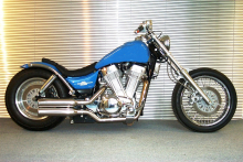 SALE: MILLER - Blower - 2-2 / Suzuki VS 1400 Intruder / Komplettanlage /  silber poliert / EG-BE
