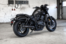 T-Black-Black-Sale: MILLER - 2-1 - BREAKER II / Honda CMX 1100 Rebel / SlipOn black + Endkappe Tapered black / EURO 5 + / EG-BE