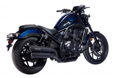 MILLER - 2-2 - STORMBREAKER - black + SlashCut black / Honda CMX 1100 Rebel / 2 in 2 - SlipOn - 2021 bis 2026 / EG-BE