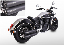 NEU: MILLER - YUMA III - black - black / EURO 5  - SlipOn / Indian Scout - 1133 ccm / EG-BE