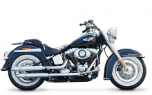 PENZL - Neo Classic Auspuffset verstellb. / verchromt / Harley Custom-Classic-Deluxe-Heritage / -03 / EG-BE