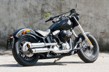 PENZL - V2-Speed Auspuffset verstellb. / Chrom / Harley Softail / 2008 - 2017 / EG-BE
