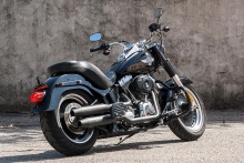 PENZL V2-Speed Auspuffset verstellb. / black ceramic / Harley Fat Boy Special + HD Slim + SlimS / bis 2017 / EG-BE