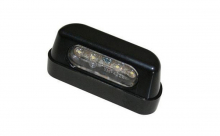 Mini - LED - Kennzeichenleuchte / ABS / schwarz / universal / E-Zeichen