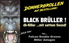 BR - BLACK BRÜLLER 2 / MILLER / 2 x db-Killer / ohne ABE - MILLER