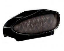 Rücklicht - für Inside Plate "Oval Mini" / schwarz glanz / E-Kennzeichen