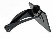 Black Sale: seitl. BR - Kennzeichenh. - Kompl.-Set / schwarz / Suzuki VS 600 / 750 / 800 Intruder / TÜV