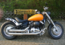 SUPER SALE:  FALCON Double Groove Komplettanlg. /  YAMAHA XVS 650 Custom + Classic / EG-BE