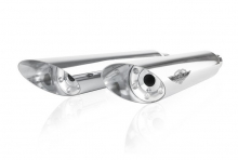EAGLE IRON - SlipOn / Yamaha XVS 1100 + Classic / Slash cut / Edelstahl poliert / jedes Baujahr / EG-BE.