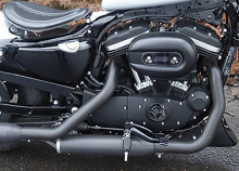BR - Beschichtung - Original - Krümmer - Sicht-Blenden - in Penzl - schwarz / HD Sportster