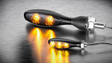 Kellermann Blinker Micro S Dark / schwarz / getöntes Glas / für vorne und hinten / 1 Stück / E-gepr.