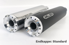 MILLER Endkappe - Standard / Ø85 - Ø93 - Ø102 mm / Edelstahl poliert