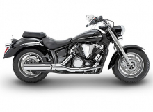 MILLER 2-1 - Ocean Line K - Schalldämpfer / KAT / poliert / Yamaha XVS 1300 A / EG-BE