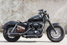 PENZL - Retro Line Auspuffset verstellb. / black-matt / Harley Sportster / 04-16 / EG-BE