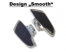 HH Sozius-Trittbretter / Smooth Chrom / Kawasaki VN 900 Custom / Classic / 1 Paar / ABE