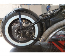 BR - Bobber - Schwing-Heckfender - Universal - Kit - 200 b / Stahlblech