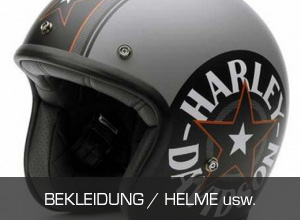 BEKLEIDUNG / HELME usw.